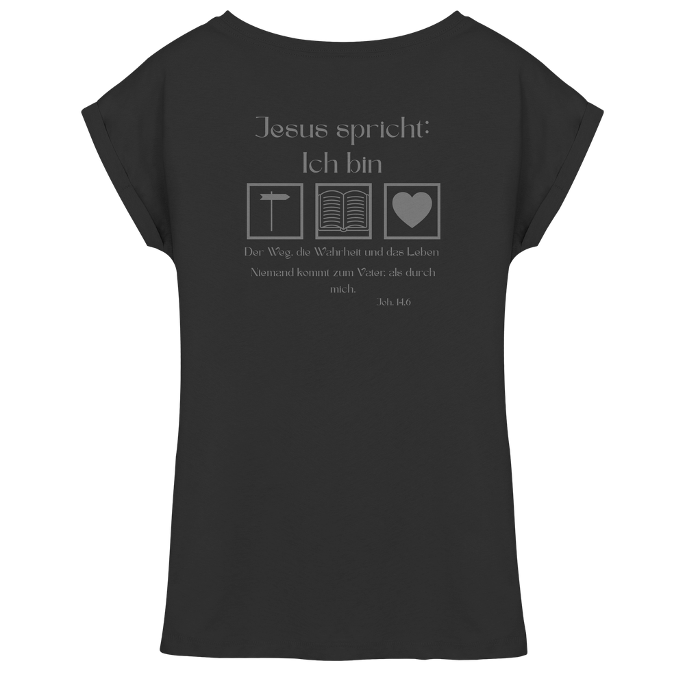 The Way – Shirt - Womens Extended Shoulder T-Shirt – Bild 2