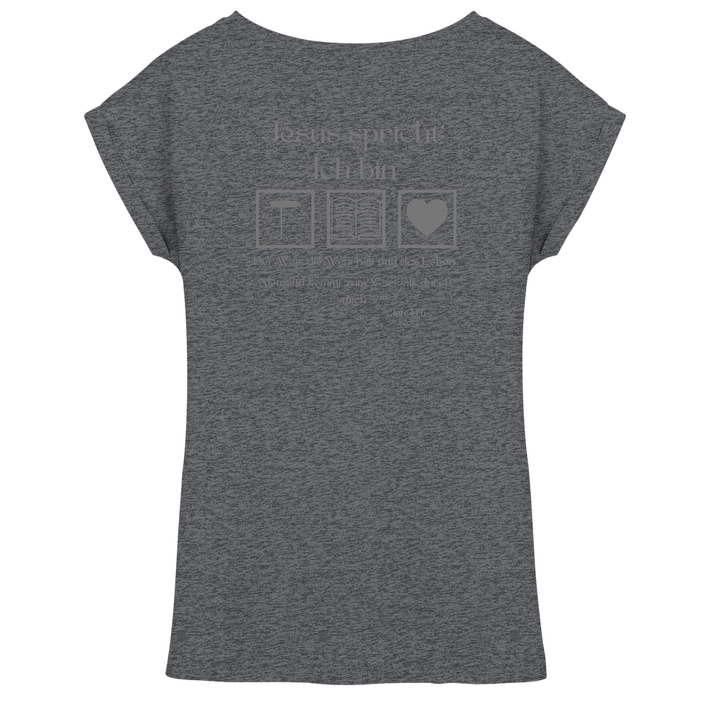 The Way – Shirt - Womens Extended Shoulder T-Shirt – Bild 4