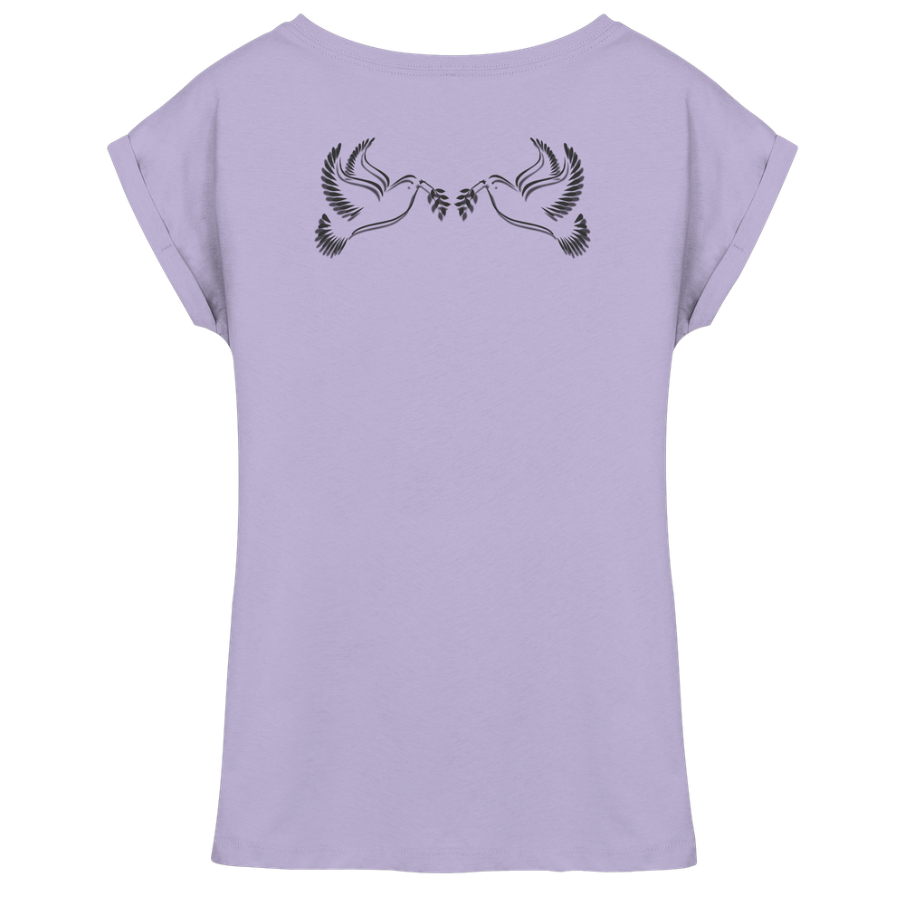 Holy Dove - Shirt - Womens Extended Shoulder T-Shirt – Bild 3
