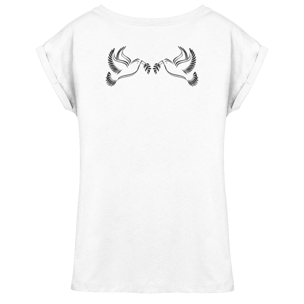 Holy Dove - Shirt - Womens Extended Shoulder T-Shirt – Bild 7