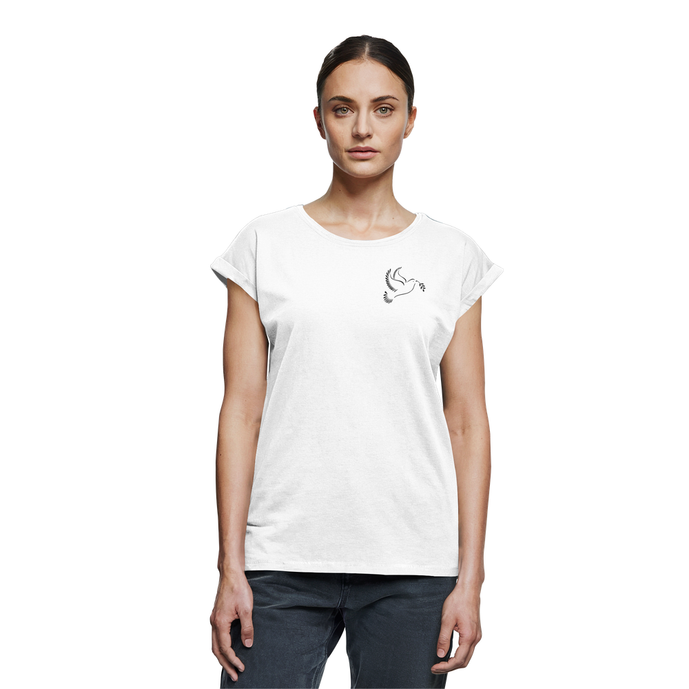 Holy Dove - Shirt - Womens Extended Shoulder T-Shirt – Bild 6